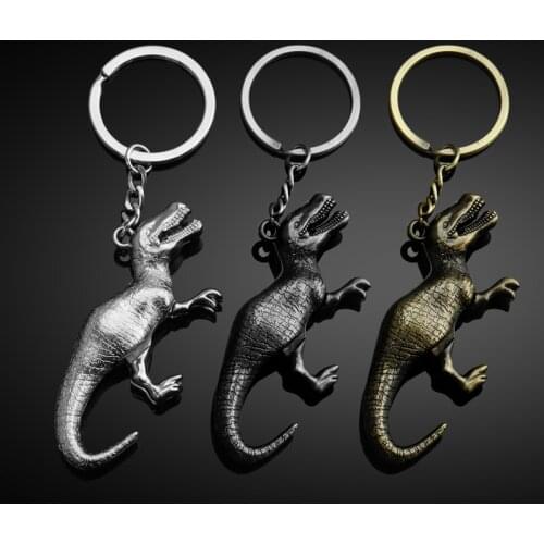 Fashion Metal Key Ring Car-styling Vintage Bag Purse Pendant Dinosaur Keyring Car Key Chain Auto Keychain S382