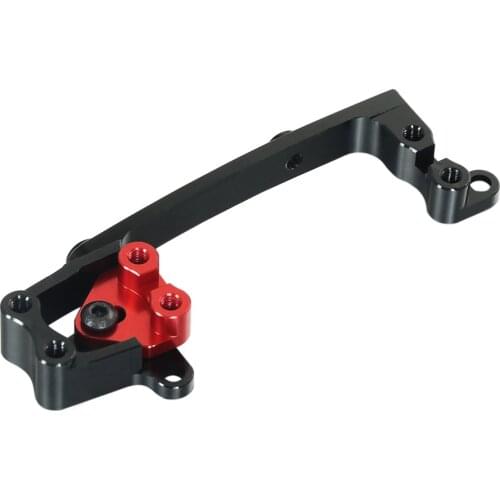 RC Car Aluminum Alloy Steering Servo Mounting Bracket for 1/10 RC Crawler Axial SCX10 II AX90046 90046 Upgrade Parts