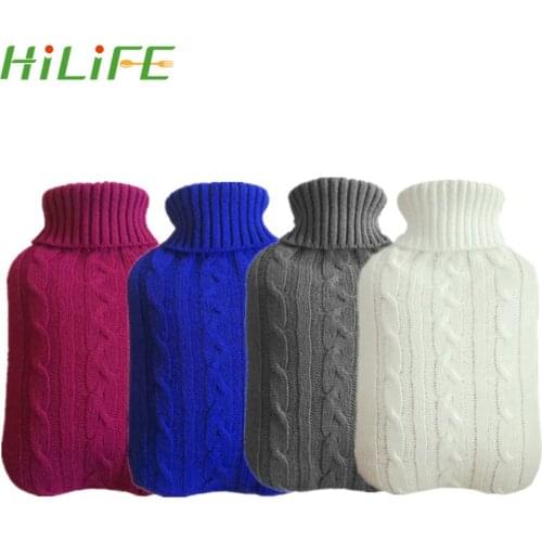 HILIFE 1 PC Washable Removable Warm Supplies Hot Water Bag Cover for 2000ml Hot Water Bottle Cold-proof