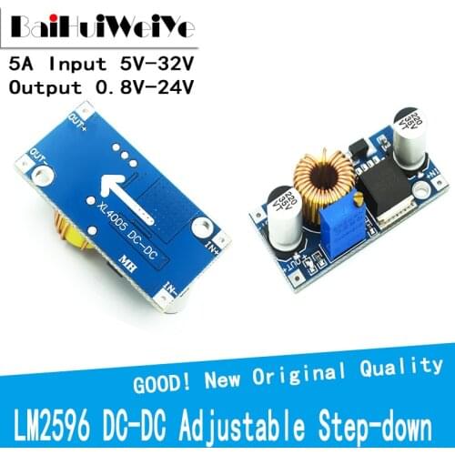 XL4005 DSN5000 Beyond LM2596 DC-DC adjustable step-down 5A 75W power Supply module 5A Large current Large power