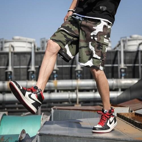 Ymwmhu New 6XL 7XL 2021 Men Shorts Camouflage Loose Summer Casual Pant Cotton Army Style Biker Moto Outdoor Short Pant Plus Size