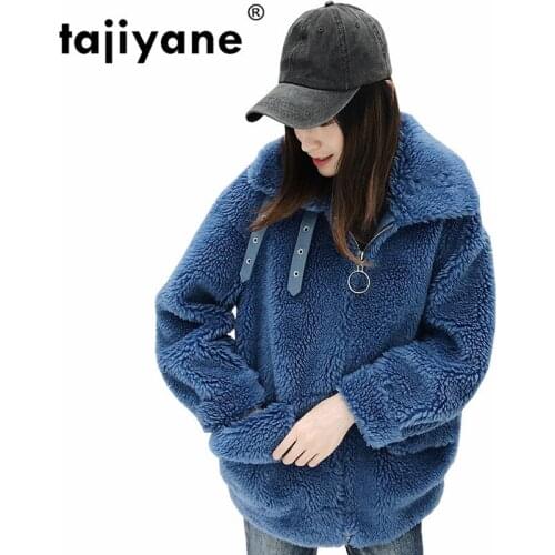 Real Wool 100% Fur Coat Women Clothes 2021 Autumn Warm Sheep Shearing Fur Coats Vintage Jacket Manteau Femme Hiver ZL828