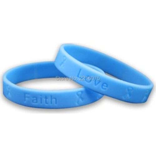 600pcs 12 colors Faith Hope Love with ribbons silicone wristband rubber bracelets free shipping by DHL express