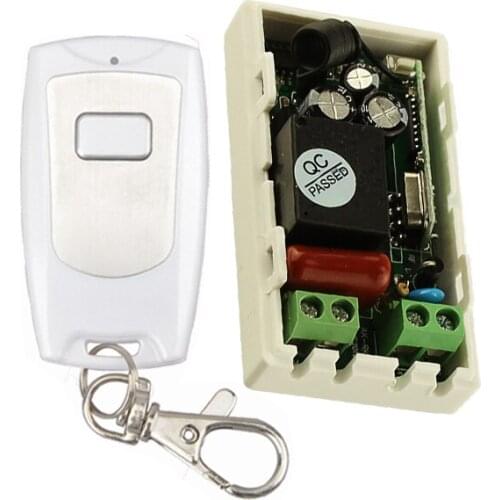 AK-RK01S-220-J AC220V 1CH Receiver Transmitter Wireless Remote Control Lighting Switch System For Light Lamp LED SMD ON OFF