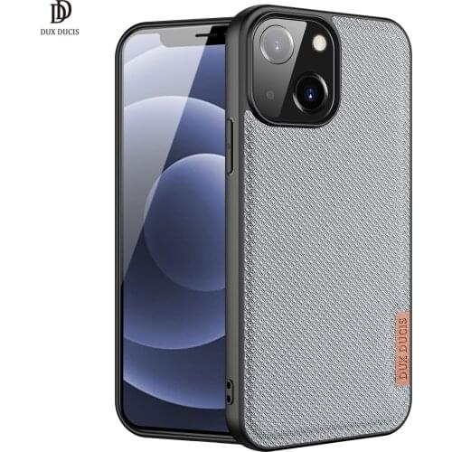 Case For iPhone 13 Mini DUX DUCIS Fino Series Luxury Back Case Protecting Case Support Wireless Charging Supper TPU+PC+NYLON