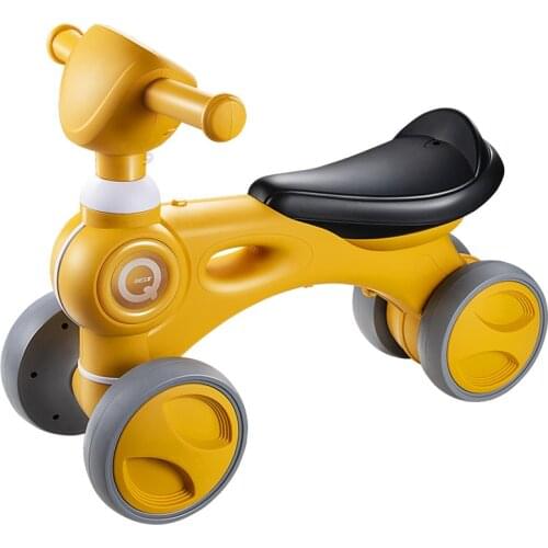 LazyChild Childrens Music Light Car Balance Without Pedal Scooter Riding Walking Learning Scooter 1-3 Years Old Baby Toys 2021