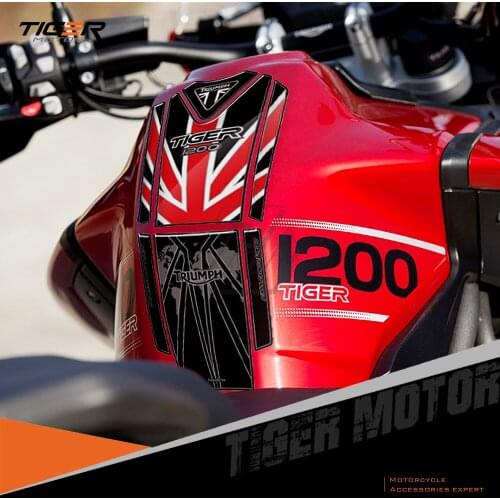 For Triumph Tiger 1200 Explorer 2012-2017 3D Resin Motorcycle Gas Tank Pad Protection Decals