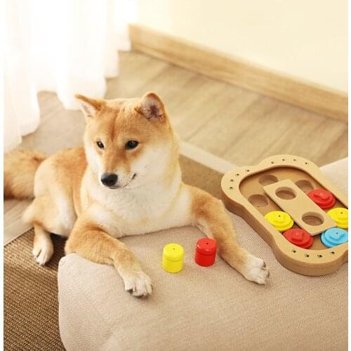 Dog Puzzle Toys Increase IQ Interactive Slow Dispensing Feeder Pet Cat Puppy Training Games FeedingFeeding Food Intelligence Toy