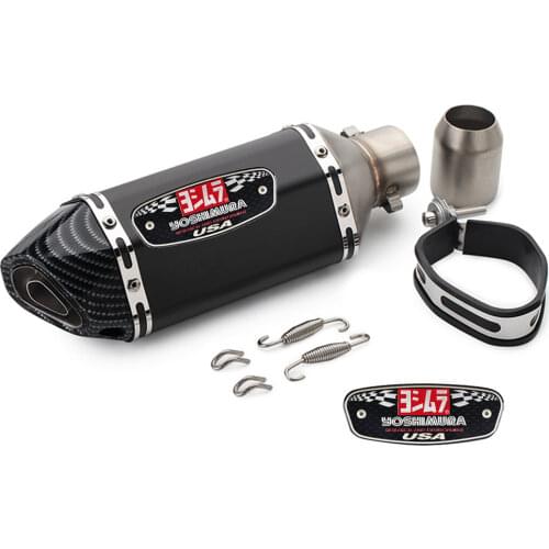 Universal 51mm Motorcycle Exhaust Pipe Muffler FOR HONDA CB 400 400F 500F 500X 600 600F CBR 600F 600RR 650F 1000RR FOR YAMAHA