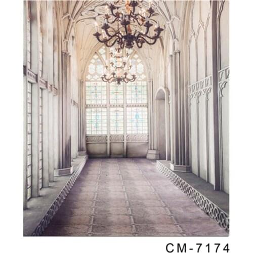 Imperial Palace Ivory Indoor Scenic Background for Wedding Photography 200x300cm Photo Backdrop Studio Custom Size