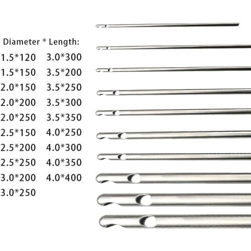 Liposuction Cannula Tri-port Three Holes Needle Cannulas Stainless Steel for Abdomen Liposuction Tools