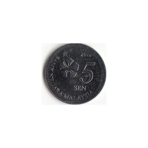 Malaysia 5 cents 5 sens Coins Asia New Original Coin Unc Collectible Edition Real Rare Commemorative Random Year