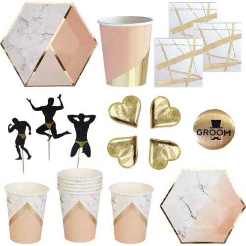 Carnival Hen Party Decoration Wedding Supplies Plate Set Disposable Paper Tableware Hen Night Dare Card Game Fun Props