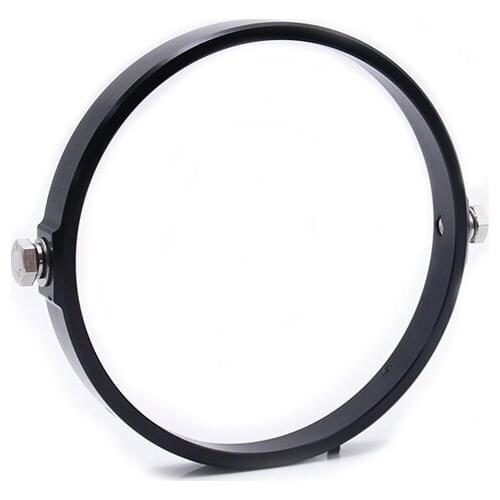 5.75" Motorcycle Universal Headlamp Decor Guard Motorbike Motor 5.75 Inch Retro Headlight Frame Scooter Light Protection Loop