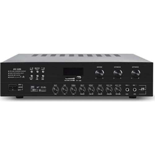 A new type of power amplifier with two microphone ports, home karaoke high- digital