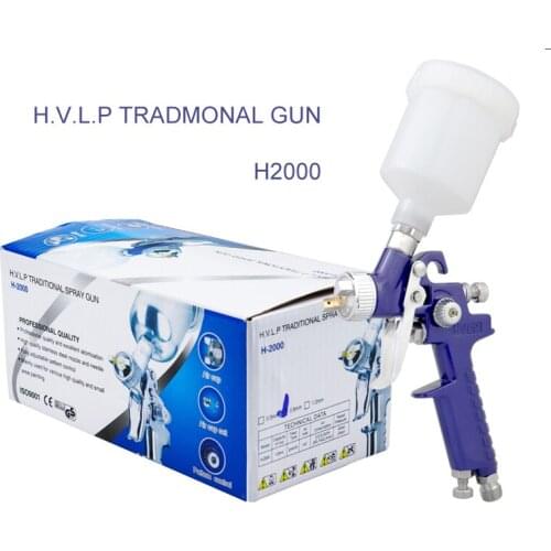 Spray Gun 0.8/1.0mm Nozzle Professional HVLP Spray Guns Sprayer Paint Airbrush Mini Spraying Tools For Painting Cars Aerograph