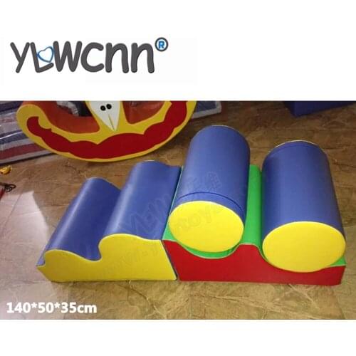 Customized made software kids soft toy children playground set house soft sofa YLW-INA171045