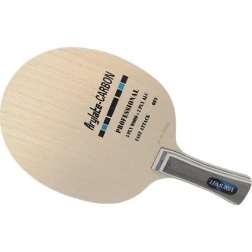 Lemuria VIS Arylate Carbon Fiber Table Tennis Blade 5 Ply Wood With 2 Layers ALC FL ST Handle Ping Pong Bat Racket