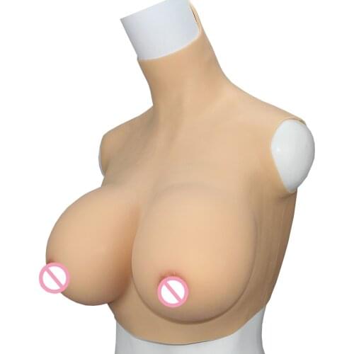 RAOPIN Realistic No Oil Artificial Silicone Breast Form Tits Enhancer Fake Boobs Enhancer for Crossdresser Transgender Cosplay