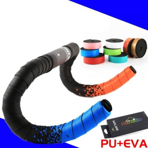 Road bike straps dead fly bicycle bending handle winding straps gradient color comfortable and breathable grip cover bike parts