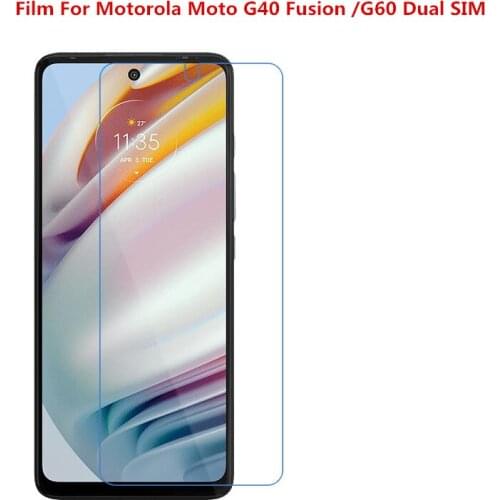 1/2/5/10 Pcs Ultra Thin Clear HD LCD Screen Protector Film With Cleaning Cloth Film For Motorola Moto G40 Fusion/G60.(Dual SIM)