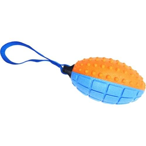 Funny Squeaky Dog Toy, Dog Ball with Teeth and Squeaker, Non-toxic Rubber Teeth