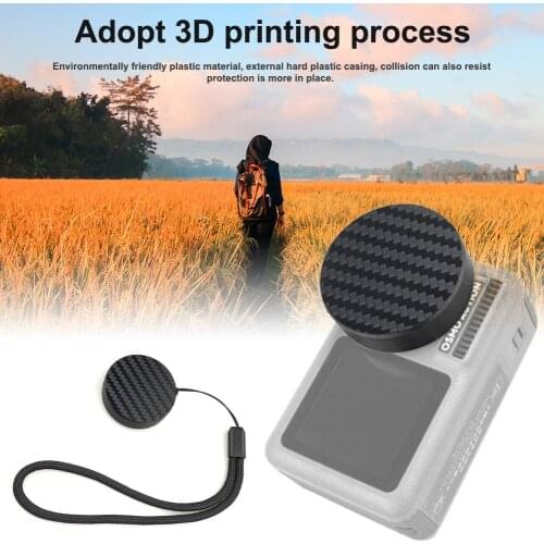 Camera Lens Protection Cover for DJI Lingbi OSMO Action Sports Camera Lens Protection Scratch Pad Sponge Pad Lanyard Accessories