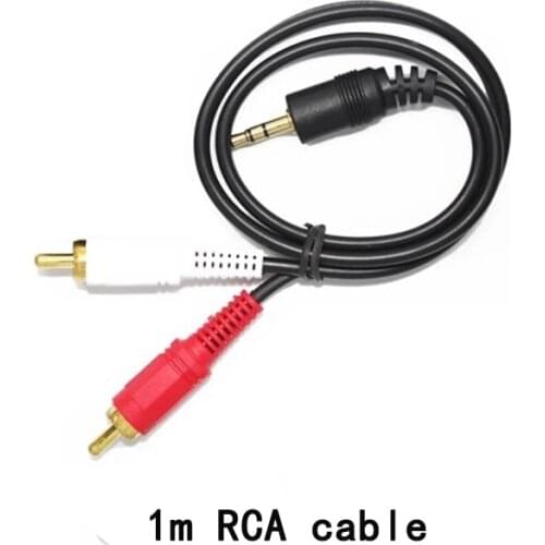 1M AUX 3.5MM RCA Audio Cable For Bluetooth Receiver Bluetooth Transmitter Wireless Adapter For TV DVD VCR Stereo to 2 RCA Cord