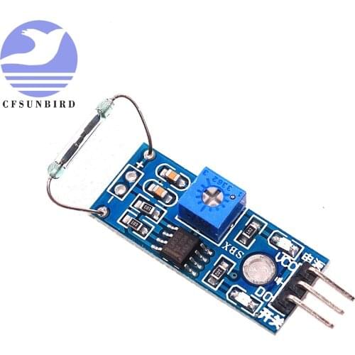 100Pcs/LOT Reed Sensor Module Magnetron Module Reed Switch Magnetic Switch Hot Worldwide