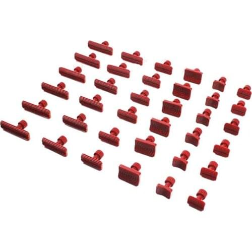 18pcs Glue Tabs Dent Lifter Tools Dent Removal Repair Tool Tabs Tools Super Pdr Glue Tabs Paintless Kits Glue Puller Sets