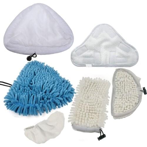 1Kit =6pcs Steam Cleaner Mop Pads Washable replacement Pads suit for H2O X5 H20