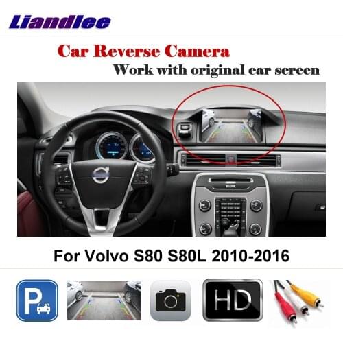 Car Vehicle Backup Camera For Volvo S80 S80L 2010-2016 AUTO Rear View camera Backup Camera Car Accessories Alarm