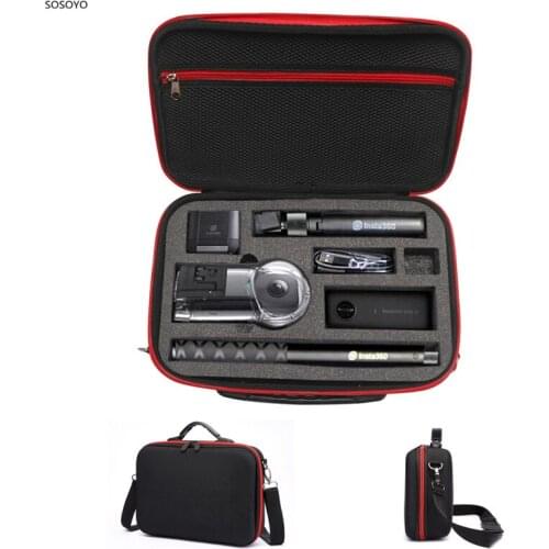 Carrying Case Storage Bag Shoulder bag Waterproof Shockproof Protective Box selfie stick spare parts For Insta360 ONE X Camera