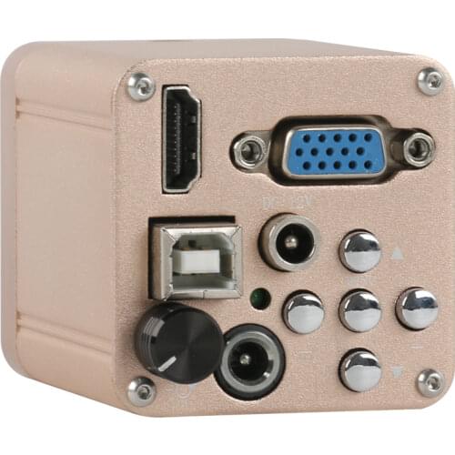 1080P HDMI VGA USBDigital Microscope Camera Electronic CCD Camera With Adjustable LED Ring Light Microscope Illumination