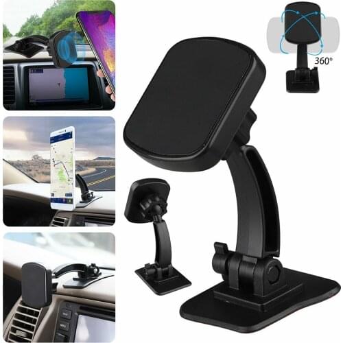 Mobile Phone Dash Holder Car Dashboard Phone ABS Plastic Stand 360 Degrees Adjustable Bracket