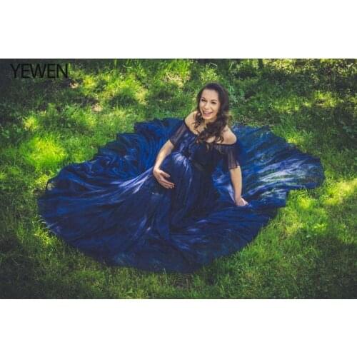 Long Maternity Dresses for Baby Showers Off Shoulder Pregnant Dresses For Women Maxi Maternity Gowns