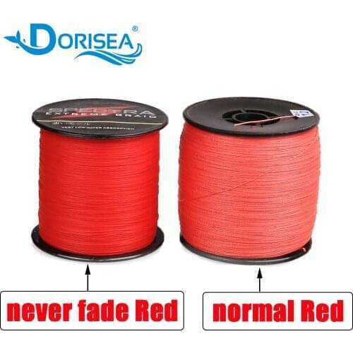 DORISEA "NEVER FADE" 8 Strands 100M 300M 500M 1000M 2000M PE Multifilame Braided Extreme Fishing Line