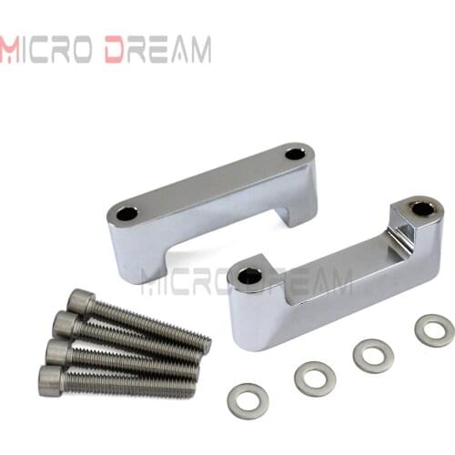 Chrome 21" Front Fender Bracket Mounting Bracket Block For Harley FLHT FLHR FLTR FLHX Electra Glide Road King Street Road Glide