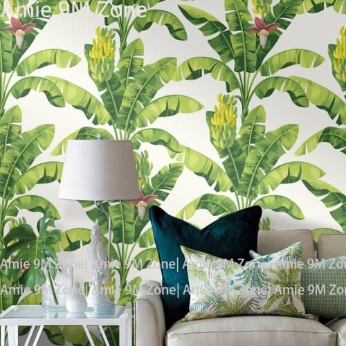Tuya Art palm leaf photo wallpapers for living room and bed room wall covering decor wall-paper large classic and modern style