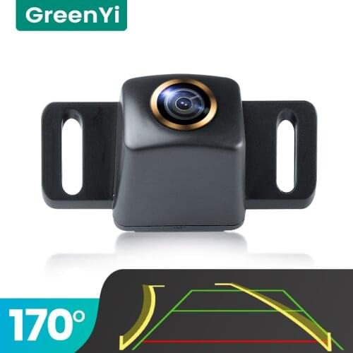 GreenYi 170° AHD 720P Trajectory Car Rear View Camera for Toyota Crown Reiz Camry Corolla Prius CRV