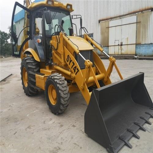 Hydraulic System Bucket Backhoe Loader Excavation Loading Wheeled Excavator