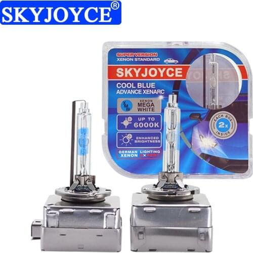 SKYJOYCE 2PCS Super Vision 35W D1S D2S D3S D4S Xenon Standard HID Lamps Cool Blue White Light 5500K D1 D2 D3 D4 HID Xenon Bulbs