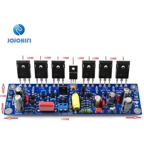 L150W Class AB DC +/- 45V 200W8R (+-60V) 400W 4R (+-60V) MONO AMP Amplifier Finished Board w/6pcs 200W MOSFET IRFP250 FET
