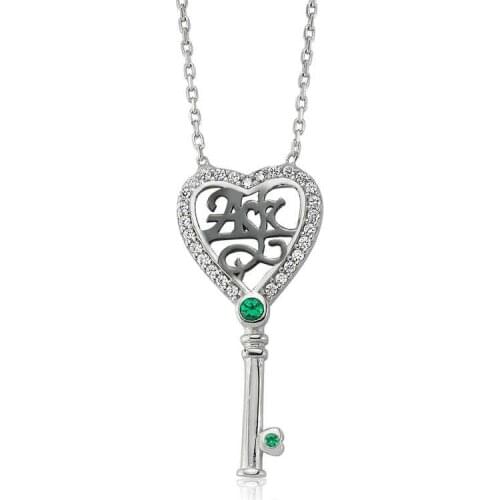 Love Writed Key ,Necklace ,Silver, Stylish and High Quality, Fast Shipping, of Hundreds of Kinds Silver Necklaces