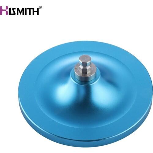 Hismith 3.5" Metal suction cup Adapter Dildo Holder KlicLok connector Sex Machine accessories Adapter Blue color suction cup