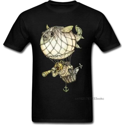 Design T-Shirt Oversized Crewneck blowfish Cotton Men Tops & Tees Custom Short Sleeve Tee Shirts Top Quality