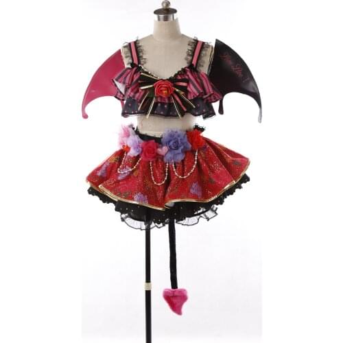 2019 New Hot Love Live Rin Hoshizora Little Devil cos Dress Cosplay Costume Halloween costume demon