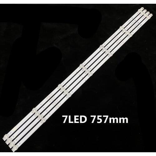 4pcs 757mm LED Backlight strip 7lamp for LE42E6850 42PFF5201/T3 LE42E1900 K420WD73 A1 4708-K42W73-A1213K01 K420UDB