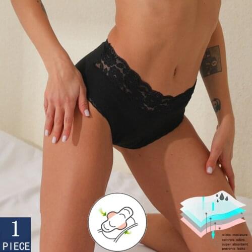 Menstrual Panties Womens Physiological Safety Panties For PeriodsLeak Proof Underwear 4 Layers Of Water Absorbing And Leak Proo