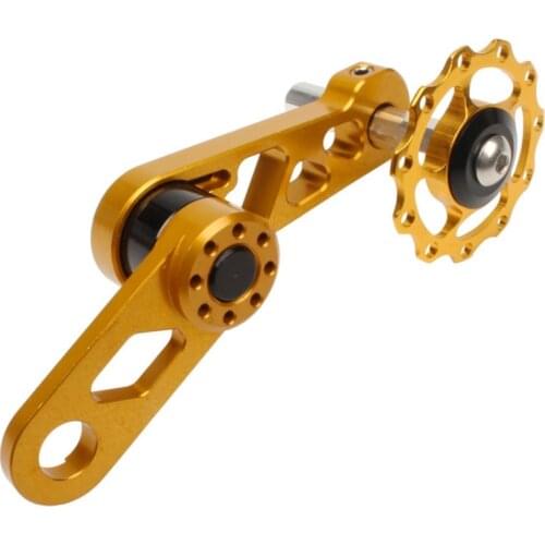 Outdoor Single Speed Bike Chain Tensioner Lightweight Aluminum Alloy Bicycle Replacement Accessories
